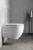 Isvea INFINITY CLEANWASH závěsná WC mísa, integrovaný ventil a bidet. sprška, Rimless, 36, 5x53cm, bílá 10NFS1001I