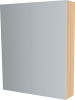 Mereo Koupelnová skříňka zrcadlová 80 cm, galerka, 2 x dvířka, Multidecor, Dub Sand Barbera CN798G82DSB1