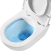 Mereo WC závěsné kapotované, RIMLESS, 490x370x360, keramické, vč. sedátka CSS126 VSD82S2