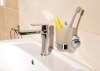 Aqualine SAMBA sklenka, mléčné sklo, chrom SB104