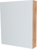 Mereo Koupelnová skříňka zrcadlová 60 cm, galerka, 1x dvířka levá, Multidecor, Dub Riviera mountain CN798G61DMON
