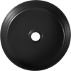 Isvea INFINITY ROUND keramické umyvadlo na desku, průměr 36cm, černá mat 10NF65036-2N