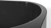 Polysan ASTRA R MONOLITH asymetrická vana 160x75x60cm, šedá 34611M.30