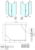Polysan ZOOM obdélníkový sprchový kout 1200x700mm L/P varianta ZL1312ZL3270