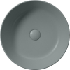 GSI KUBE X keramické umyvadlo na desku, průměr 40cm, agave mat 942604