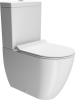 GSI PURA WC mísa kombi spodní/zadní odpad, Swirlflush, 36x63cm, bílá dual-mat 880609