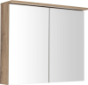 Aqualine KAWA STRIP galerka s LED osvětlením 80x70x22cm, dub emporio WGL38S