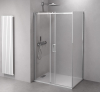 Polysan THRON SQUARE obdélníkový sprchový kout 1400x800mm, hranaté pojezdy TL1480-5002