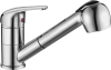 Aqualine AQUALINE 40 stojánková dřezová baterie s výsuvnou sprškou, chrom 52137