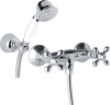 Mereo Sprchová nástěnná baterie, Retro Viktorie, 150 mm, s příslušenstvím, chrom CBL601