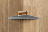 Sapho ABELINE rohová police rockstone 200x200mm, concrete AE200-4033