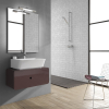 Aqualine ANDREA LED svítidlo, 5 W, 284x32x134 mm, IP44, chrom E26716CI