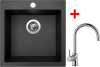 Granitový dřez Sinks VIVA 455 Metalblack + Vitalia G274