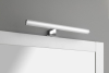 Aqualine KRONAS LED svítidlo, 6W, 230V, 400x40x100mm, IP44, plast, chrom KA400