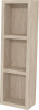 Mereo Aira, koupelnová skříňka 20 cm, horní, policová, Multidecor, Light Rock Hickory CN796SLRH1