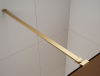 Polysan ESCA GOLD MATT jednodílná sprchová zástěna do prostoru, kouřové matné sklo, 1300 mm ES1413-08