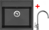 Granitový dřez Sinks SOLO 560 Pureblack + Vitalia G9026