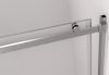 Polysan THRON ROUND sprchové dveře 1500 mm, kulaté pojezdy, čiré sklo TL5015-5005
