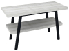 Sapho TWIGA umyvadlový stolek 110x72x50 cm, černá mat/dub starobílý VC453-110-5