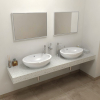 Sapho TAILOR rockstone deska 170x50 cm, provedení límce L TR170L