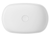 Isvea INFINITY OVAL keramické umyvadlo na desku, 55x36cm, bílá 10NF65055