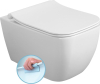 Isvea VEA závěsná WC mísa Rimless, 34, 5x52cm, bílá 10VA02001