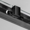 Gelco SIGMA SIMPLY BLACK sprchové dveře posuvné pro rohový vstup 1100 mm, čiré sklo GS2111B