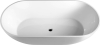 Polysan REDUTA volně stojící vana litý mramor 150x75x46cm, bílá 72843
