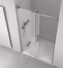 Polysan THRON SQUARE sprchové dveře 1100 mm, hranaté pojezdy, čiré sklo TL5011-5002
