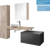 Mereo Ponte, koupelnová skříňka 70 cm, Multidecor, White Loft Pine CN291WLP1