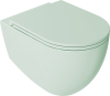 Isvea INFINITY WC sedátko, SLIM, Soft Close, Easy Take, zelená mint 40KF0542I-S