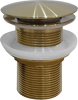 Sapho AURUM umyvadlová výpust 5/4“, click-clack, zlato mat ND-AU200