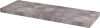 Sapho AVICE deska pod umyvadlo 100x39cm, tl.5cm, cement AV1107