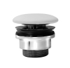 GSI GSI umyvadlová výpust 5/4“, neuzavíratelná, keramická zátka, 5-65mm, bílá mat PVC09