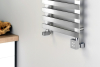 Sapho KTX topná tyč s termostatem, s krytem pro kabel, 200 W, chrom KTX-CW-200