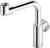 Sapho Umyvadlový sifon šetřící místo, 5/4" odpad 32mm, kulatý, chrom SI511-EL