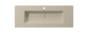 GSI PURA keramické umyvadlo Slim 122x46cm, creta mat 8887108