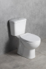 Aqualine MANUEL WC kombi, dvojtlačítko 3/6l, spodní odpad, bílá PS8814