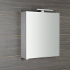 Sapho RIWA galerka s LED osvětlením, 60x70x17cm, dub stříbrný RIW060-0011
