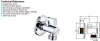 Aqualine Rohový kulový ventil 1/2"x3/8", s filtrem, pár, chrom 5312