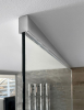 Polysan ARCHITEX sada pro uchycení skla, podlaha-stěna-strop, max. š. 1200mm, leštěný hliník AL2812