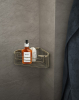 Gedy SMART rohová police do sprchy, 200x80x151mm, bronz 2483-44