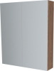 Mereo Koupelnová skříňka zrcadlová 60 cm, galerka, 2 x dvířka, Multidecor, Ořech Predazzo CN798G62ORP1