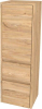 Mereo Opto koupelnová skříňka vysoká 125 cm, levé otevírání, Multidecor, Jasan horský CN995LJASH