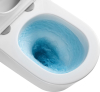 Mereo WC závěsné kapotované, Smart Flush RIMLESS, keramické, vč. sedátka VSD85T1