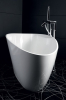 Gelco ELIPSIE volně stojící vana 1700x770x620mm, litý mramor, bílá lesk GVEL1700