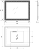 Sapho FLUT zrcadlo s LED podsvícením 90x70cm, bílá FT090