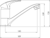 Novaservis Umyvadlová dřezová baterie Metalia 57 chrom 57096,0