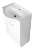 Aqualine SIMPLEX ECO 60 umyvadlová skříňka včetně umyvadla 58, 5x83, 5x30, 7cm SIME600