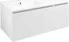 Sapho LOREA skříňka s umyvadlem 101x46x51, 5cm (70+30cm), levá, bílá mat LE070-3131-L-01